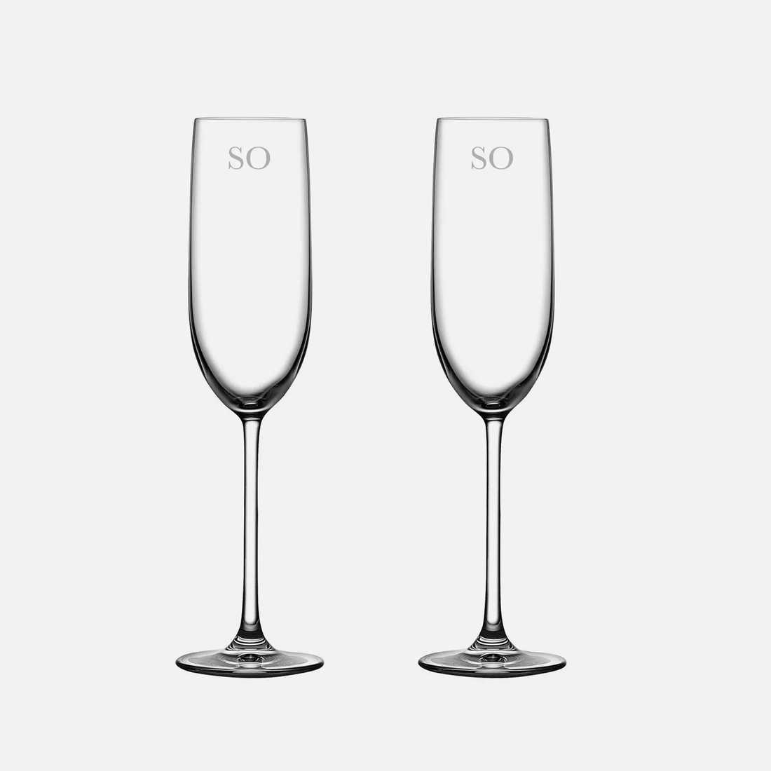 Personalized Champagne Glass - Set of 2