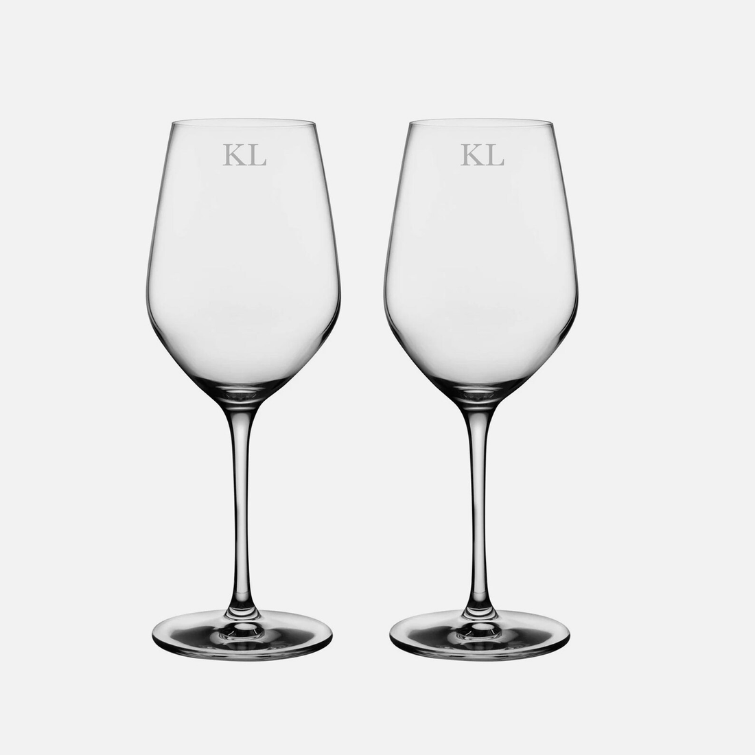 Personalized Classic Wine Glass - Set of 2